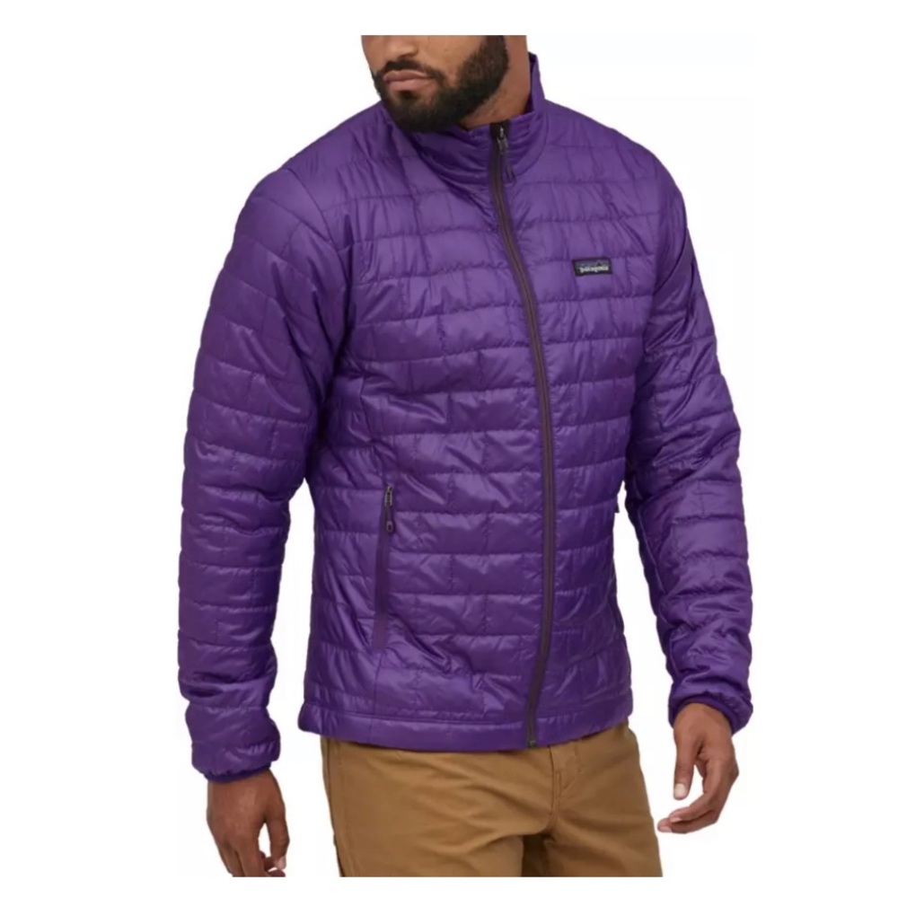 Patagonia mens nano puff jacket medium purple - Picture 1 of 9